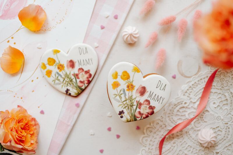 Dzień mamy piernik kwiaty _ Dzień mamy piernik kwiaty _