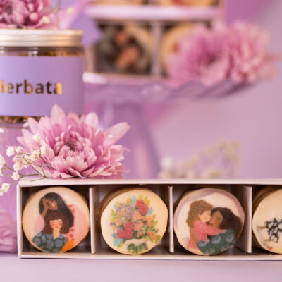 CIASTECZKA Z NADRUKIEM - 8 SZT