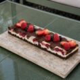 Sernik browni pasek